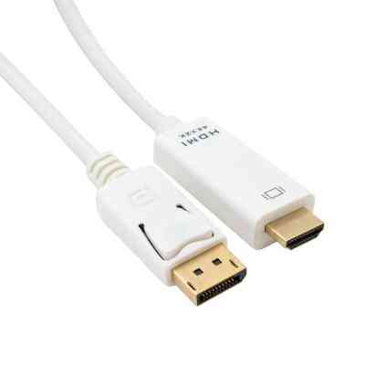 Кабель мультимедийный DisplayPort M to HDMI M 2.0m Extradigital (KBD1669) Винница