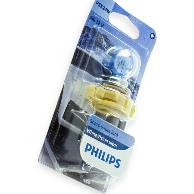 Автолампа 12V PSX24W PG20, 7 PHILIPS White Vision ultra 60% A Мукачево - изображение 1