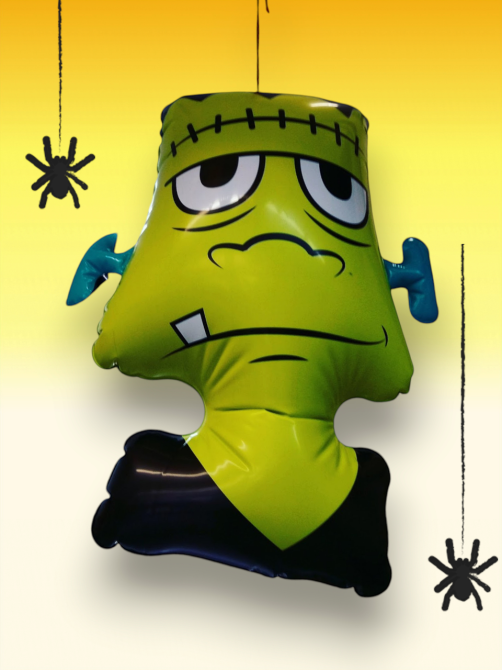 Повітряна куля Франкенштейн декор на Хелловін 43,5 х 35,5 см Німеччина салатовий Київ - фото 1