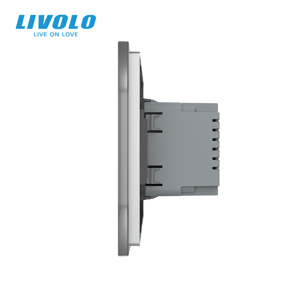 LIVOLO Світильник для сходів підлоги сірий, матове скло, 2700K, 220В, 0.35Вт LIVOLO Коломыя - изображение 5