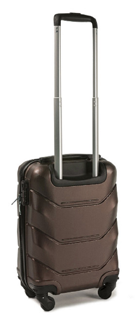 Валіза пластикова WINGS 147 мікро 51 см коричнева Київ - фото 2