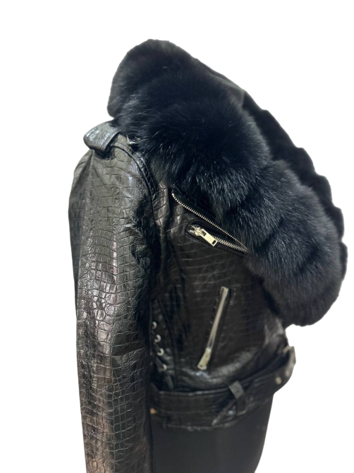 Косуха куртка женская с мехом Песец 44 Харьков - изображение 7