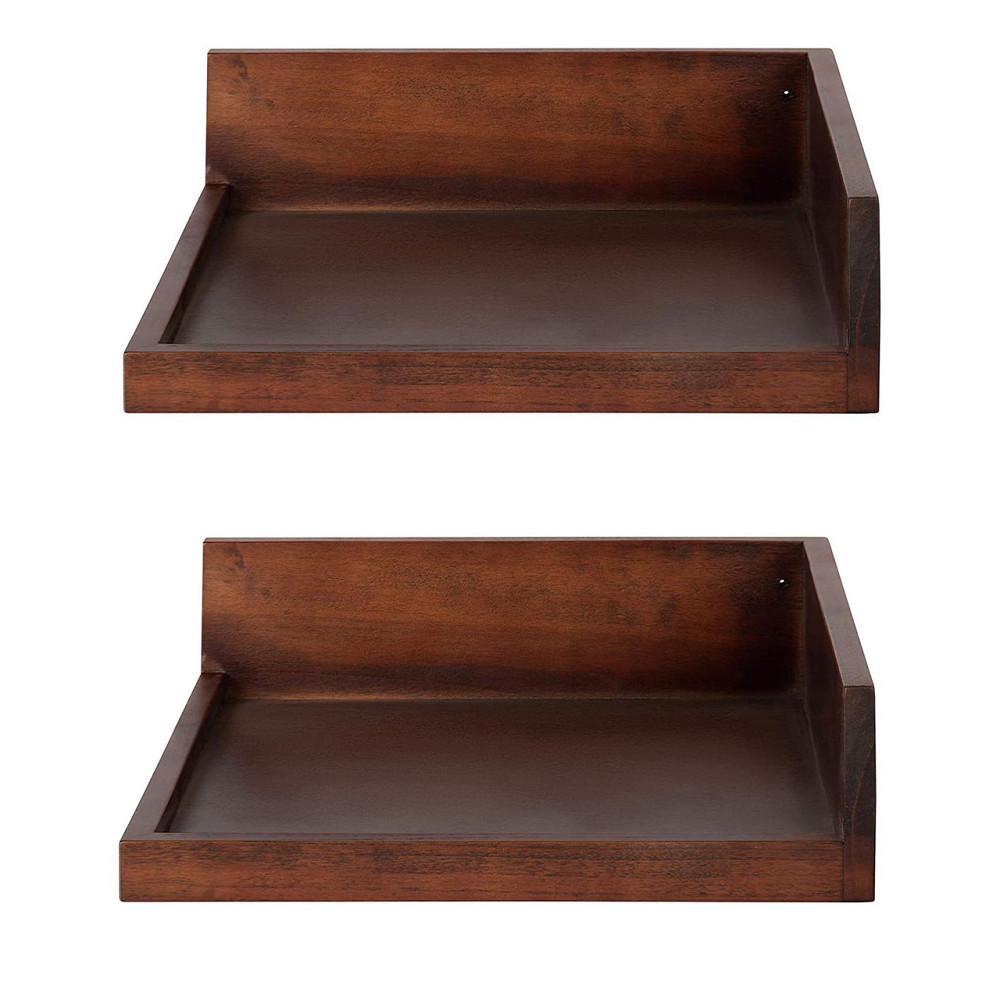 Угловая настенная полка 