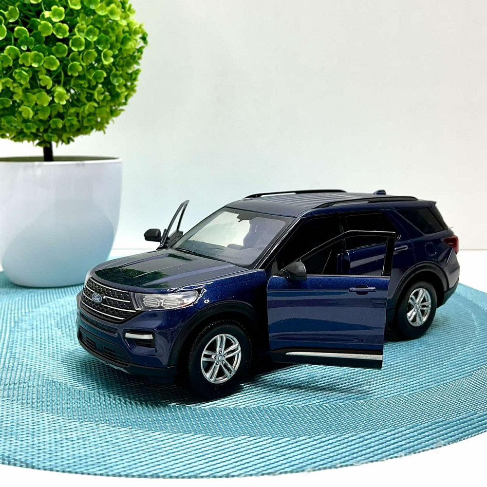 Машина Автосвіт Ford Explorer XLT інерційна металева відчиняються двері 21 см Синя (AP-1922) Чернігів - фото 2