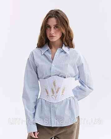 Корсет жіночий та підлітковий корсетний пояс з вишивкою Колоски Кривий Ріг