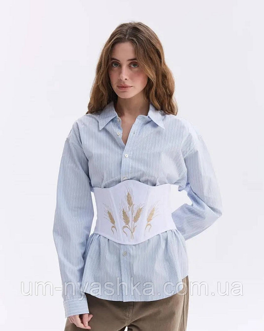 Корсет жіночий та підлітковий корсетний пояс з вишивкою Колоски Кривий Ріг - фото 1