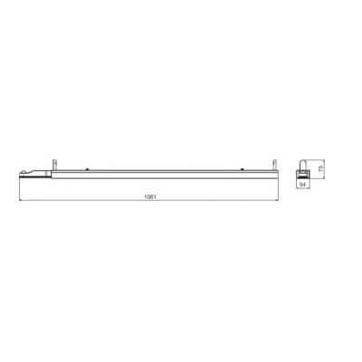 Светильник Osram LEDVANCE LINEAR HOUSING, 900мм (4058075522060) Винница - изображение 5