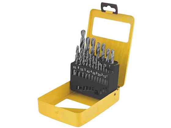 Набір свердел по мет.19 шт.HSS (1-10 мм) білі 11-0119 ТМ MASTER TOOL Київ