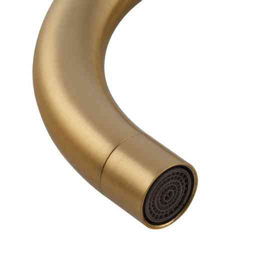 Змішувач для кухні Mixxus SUS-011 Brushed Gold з нержавіючої сталі SUS304 (Колір матове золото) (MI8435)   ( 20504 ) Харків