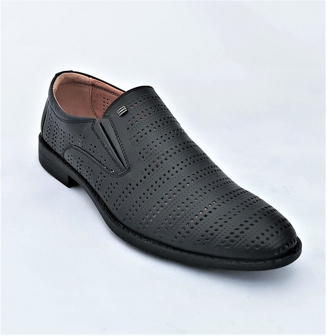 Мужские Мокасины Летние Сеточка Черные Туфли (размеры: 42) Видео Обзор - 58-1 Днепр - изображение 7