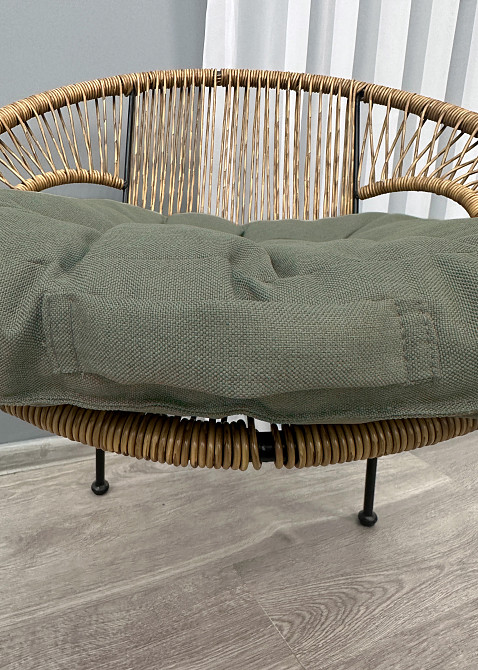 Подушка для стульев (50x50х8 см) Decorator Sawana цвет хаки 84-182 Киев - изображение 6