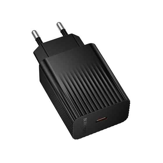 Мережевий зарядний пристрій BOROFONE BAS75A Source single port PD30W charger Black Одеса