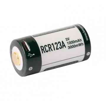 Акумулятор 16340 Keeppower 3V 1000mAh + micro USB (P1634U2) Вінниця