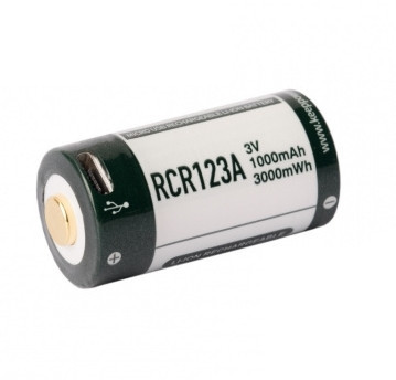 Акумулятор 16340 Keeppower 3V 1000mAh + micro USB (P1634U2) Вінниця - фото 1