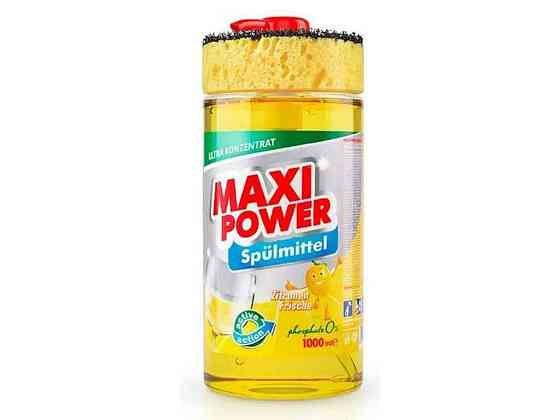 Засіб для миття посуду 1л (дозаторгубка) Лимон ТМ MAXI POWER   Solmir Київ