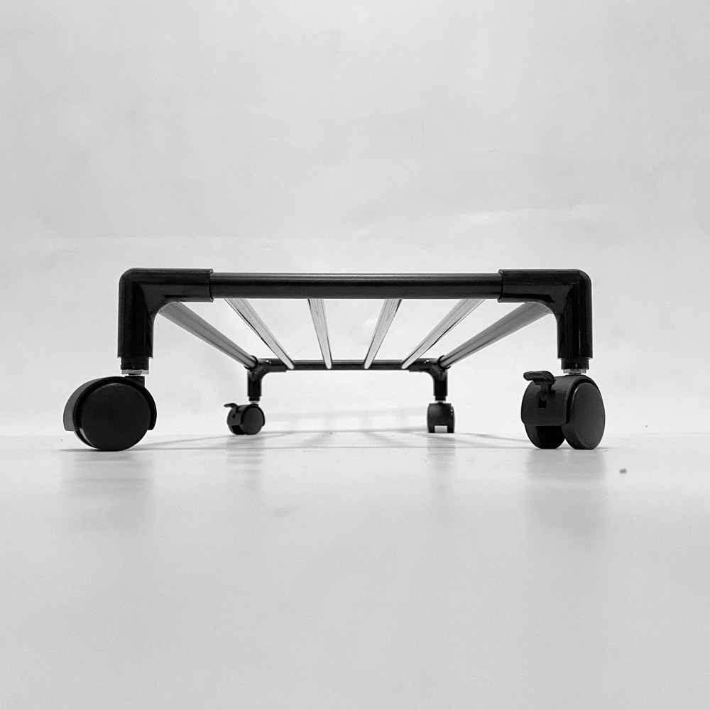 Подвійна підставка під 2 сулії з водою на колесах Bibi Duet, металева, чорна. Під бутільовану воду є Бориспіль - фото 6