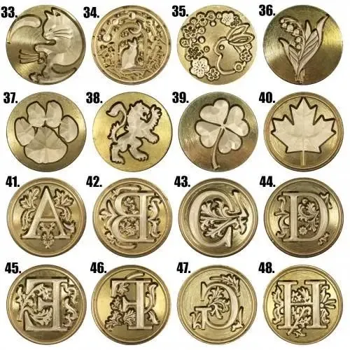 Сургучное клише с ручкой 30мм, 128 дизайнов Киев - изображение 5