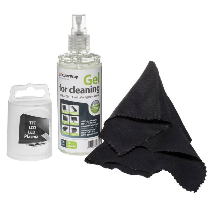 Набір чистячий для LED/LCD/TFT екранів 150мл гель+серветка ColorWay CW-5151 Житомир - фото 4