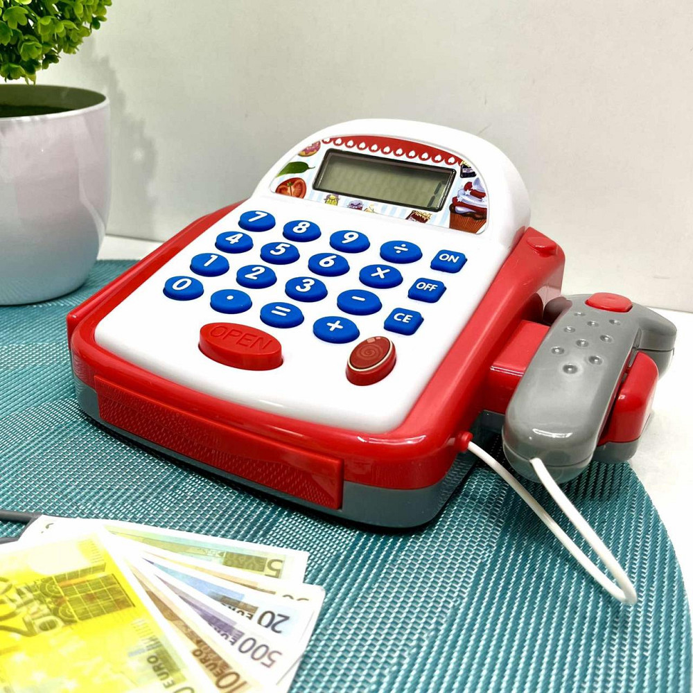 Касовий апарат іграшковий зі сканером та терміналом та продуктами Вид2 ​​(6113A-15A) Чернігів - фото 3