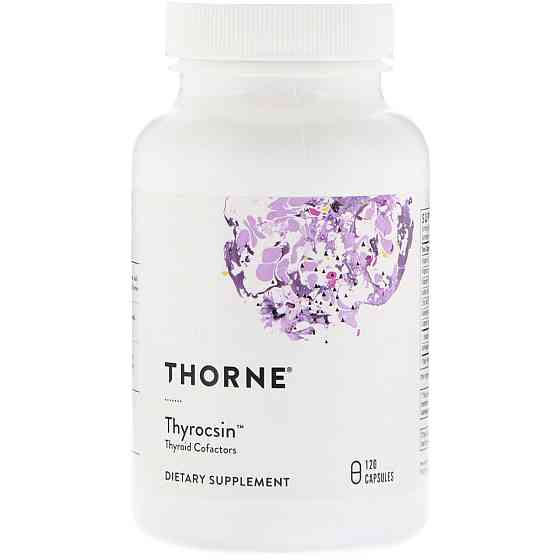 Формула для нормального обміну речовин Thorne Thyrocsin 120 капсул Київ