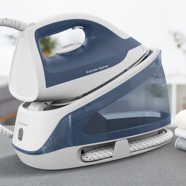 Праска Tefal Express Optimal SV4110E0 ( білий з синім ) Харьков - изображение 1