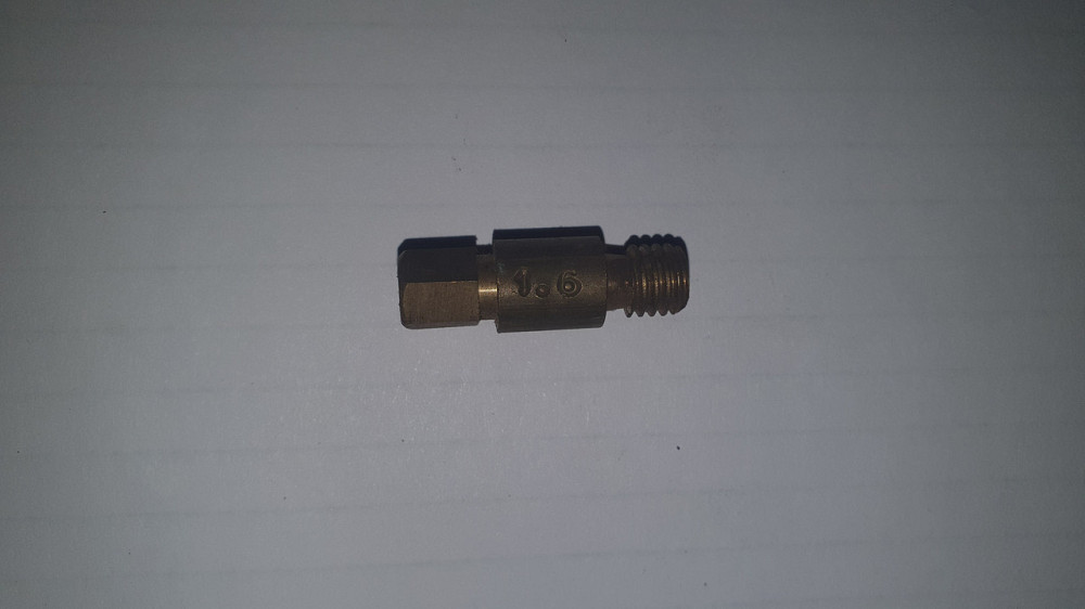 Сопло латунное М8х1.25. Диаметр отверстия - 1.6 мм. Харьков - изображение 1