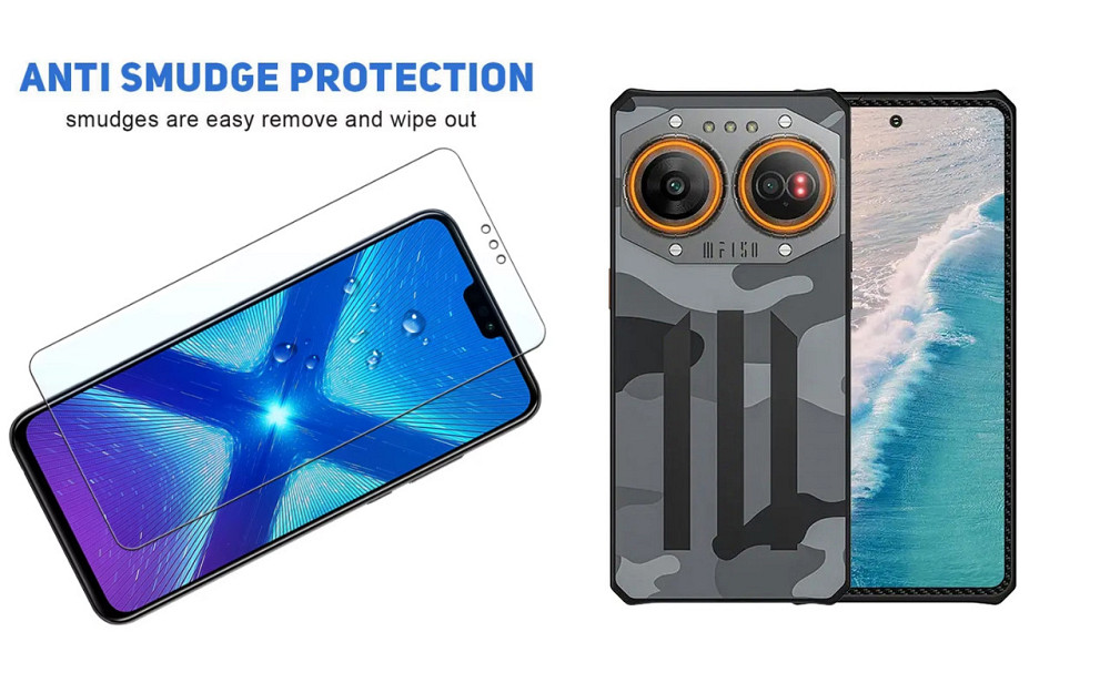 Захисне скло NeoGlass для Oukitel F150 Air2 Ultra – надпрозоре та стійке Київ - фото 3