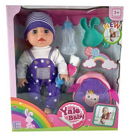 Функціональний пупс Yale Baby їсть ходить в туалет 35 см з аксесуарами (YL 1952 T) Чернігів - фото 1