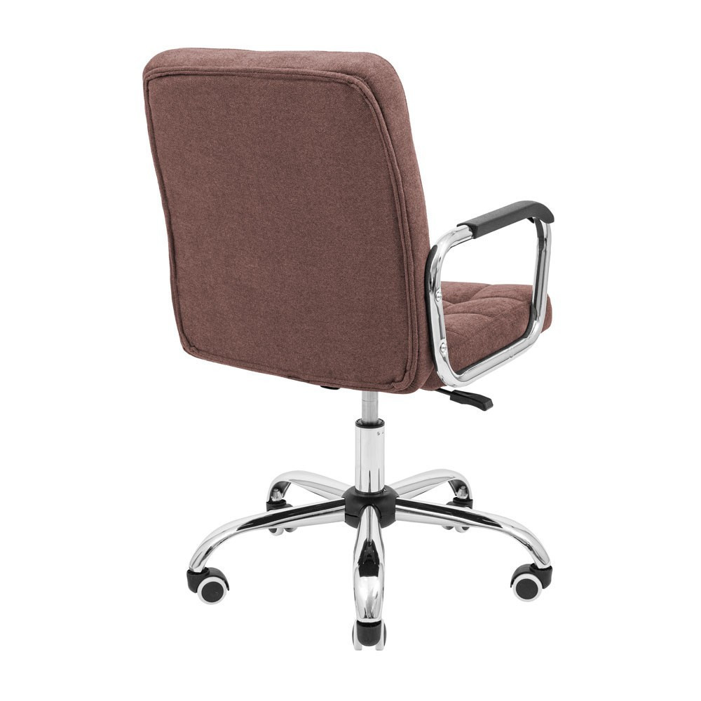 Офісне Крісло Керівника Brooks Piastra Хром Коричневий Київ - фото 4