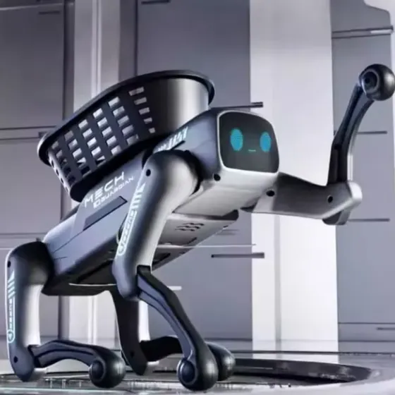 Smart Dog QF660-5 / Интерактивный робот-собака, пульта, на аккумуляторе / Собака робот на радиоуправлении Коломыя