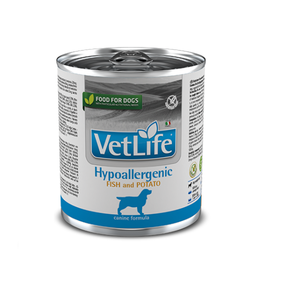 Вологий корм Farmina Vet Life Hypoallergenic Fish&Potato для собак при харчовій алергії, 300 г Київ