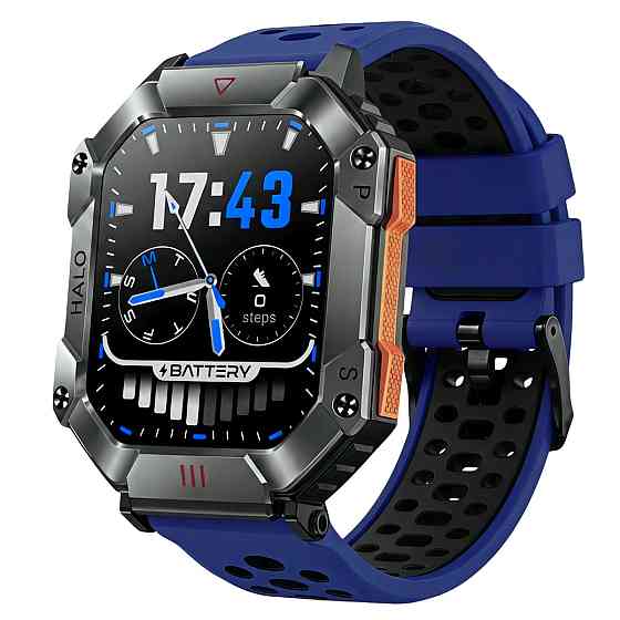 Розумний смарт-годинник Smart Racer K+ Blue Rider з компасом (3 ремінці) Вінниця