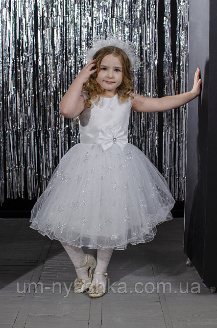 Платье Снежинка нарядное голубое платье со снежинками Снежинка со снежинками Кривой Рог - изображение 4