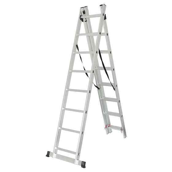 Драбина розкладна універсальна 3×8 щаблів 5.09м SIGMA (5032324) Київ