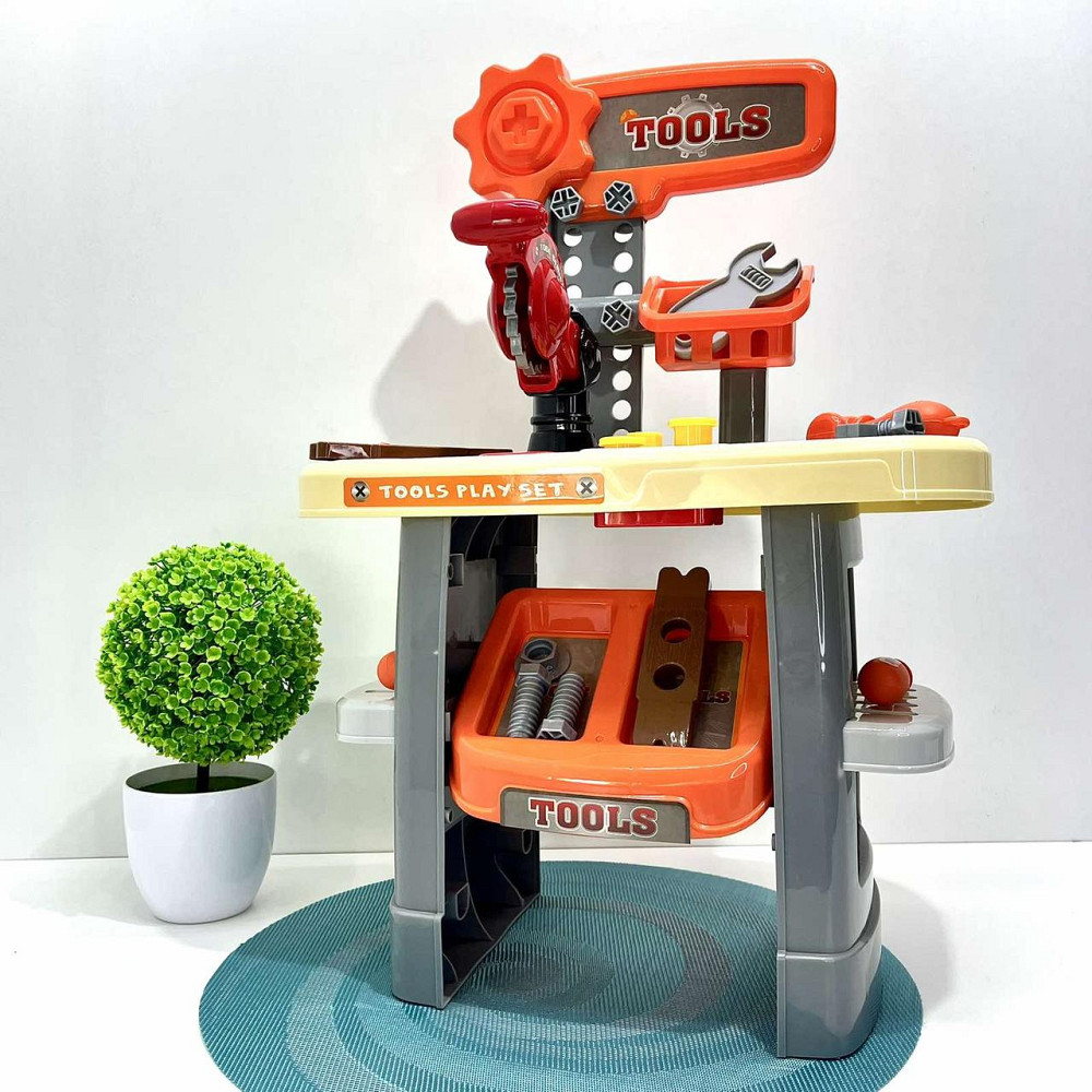 Дитячий набір інструментів для хлопчика стіл з інструментами 36 предметів (3621) Чернігів - фото 1