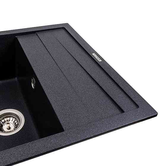 Гранітна мийка для кухні VALESO CASCADA 7050 матова Карбон Коломыя