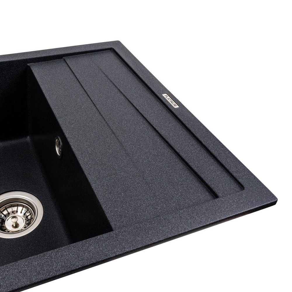Гранітна мийка для кухні VALESO CASCADA 7050 матова Карбон Коломыя - изображение 2