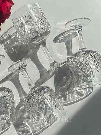 Набір келихів для вина коктейлю 6 шт "Амароне" 390 мл товсте скло прозоре Київ