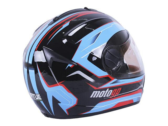 Мотошлем интеграл MD-800 (черно-голубой, size M) Мукачево - изображение 2