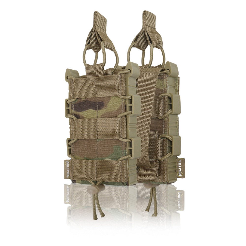 Открытый тактический подсумок под 1 магазин Militex Multicam. Открытый одинарный подсумок для магазинов Киев - изображение 8