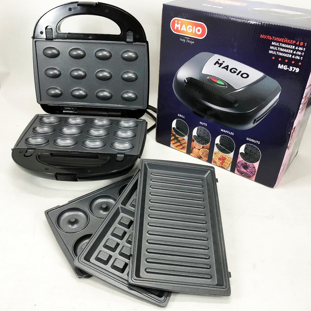 Багатофункціональна вафельниця зі змінними пластинами, Електровафельниці для кухні YR-86 Львів - фото 5
