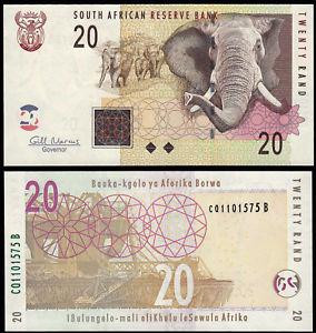 Южная Африка (ЮАР) / South Africa 20 rand 2009 UNC Полтава - изображение 1