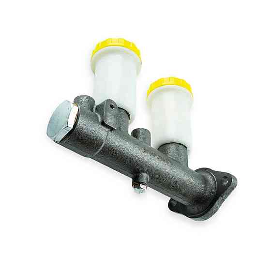 Цилиндр главный УАЗ 452, 469, 3741, 3151 2х секционный без сигнального устройства, 2 бачка (ГТЦ) тормозной Мукачево