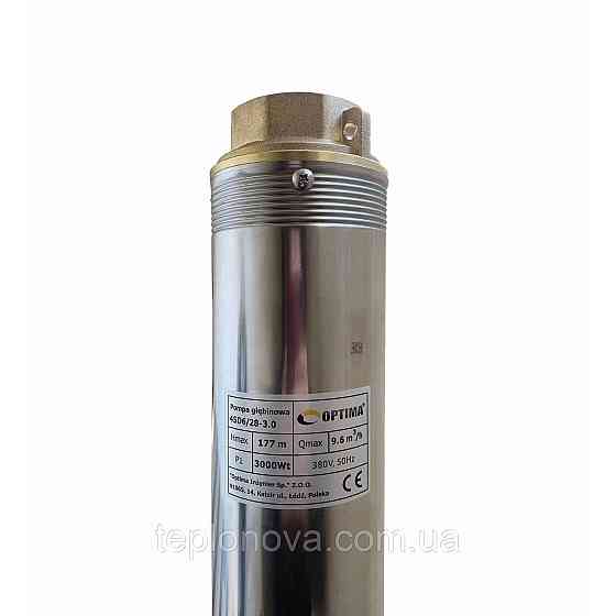 Насос скважинный с повышенной уст-тью к песку  OPTIMA  4SD 6/28 3,0 кВт 177м 3-х фазный Черновцы