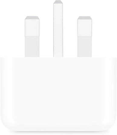 Адаптер питания Apple 20W USB-C, UK Plug, английская вилка, быстрая зарядка для iPhone, iPad, AirPods, Apple Watch Киев