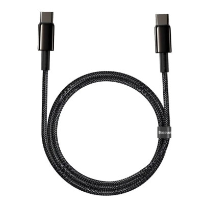 Дата кабель USB-C to USB-C 1.0m 100W black Baseus (CATWJ-01) Вінниця - фото 4