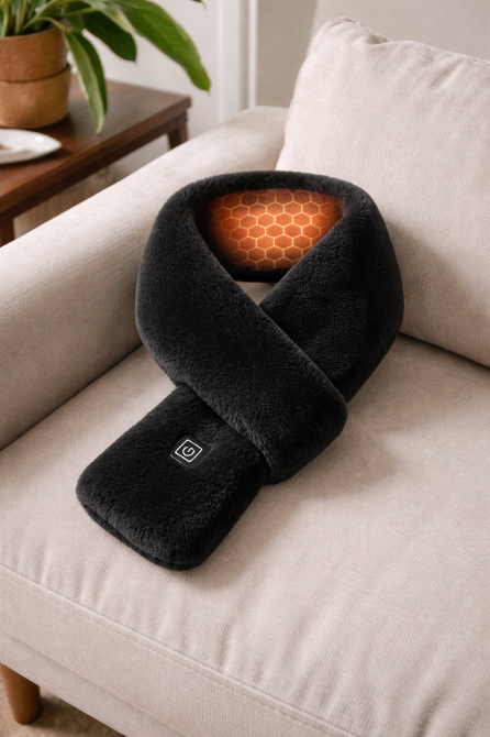 Шарф с подогревом Graphene Heated Scarf Теплый шарф с перезаряжаемым аккумулятором 5000 мА*ч Киев - изображение 1