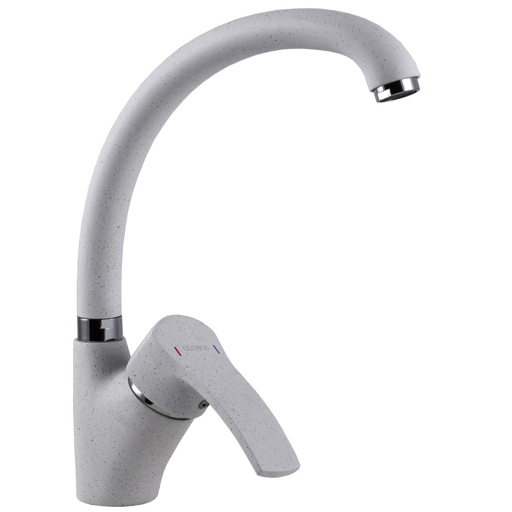 Змішувач для кухні Globus Lux QUEENSLAND GLQU-0203S-BIG-7-WHITE (000019218) Київ - фото 2