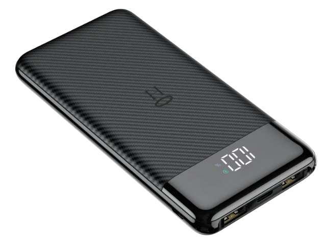 Повербанк Veger W1087 10000mAh, 2A, Дисплей Дніпро - фото 1