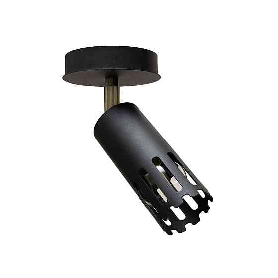 Світильник настінно-стельовий MSK Electric Teramo спот поворотний NL 180501-1 BK Одеса